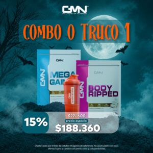 Combo o Truco Mega Gainer 2lb+ Body Ripped 2lb+ Shaker GMN