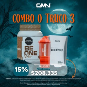 Combo o Truco Be One Plus 2lb+ Creatina 100g + Shaker