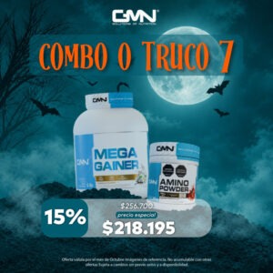 Combo o Truco Mega Gainer 5 lb + Amino Powder